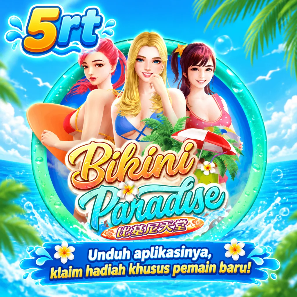 5rt · Bikini Paradise · Tampilan permainan